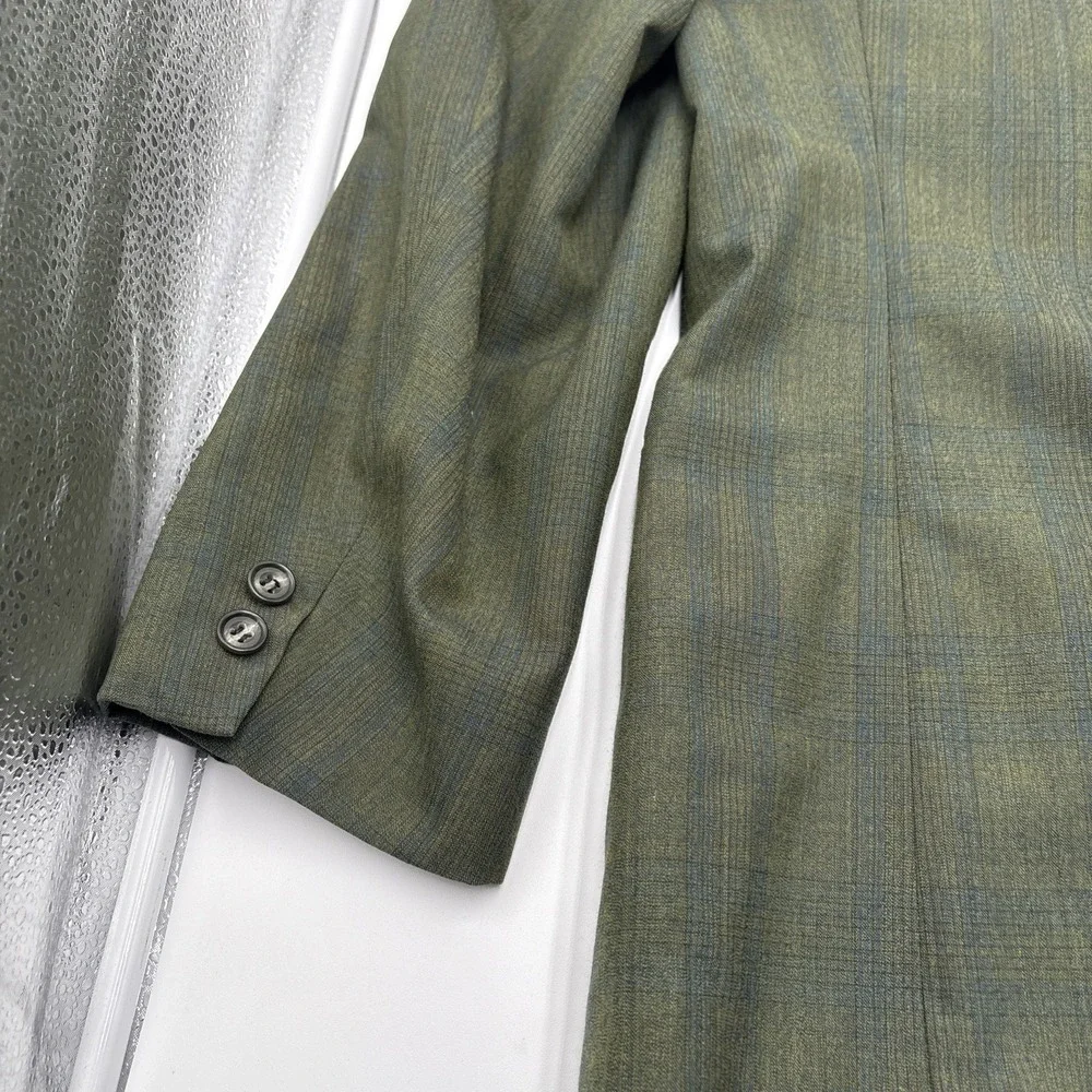 VTG Kingsridge Custom Fabric Campbells Southern California Blazer Mens 42R Green